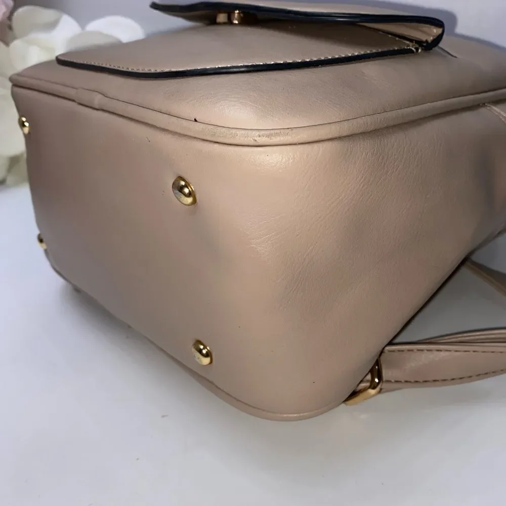 Adorable Fashion Backpack Taupe Medium